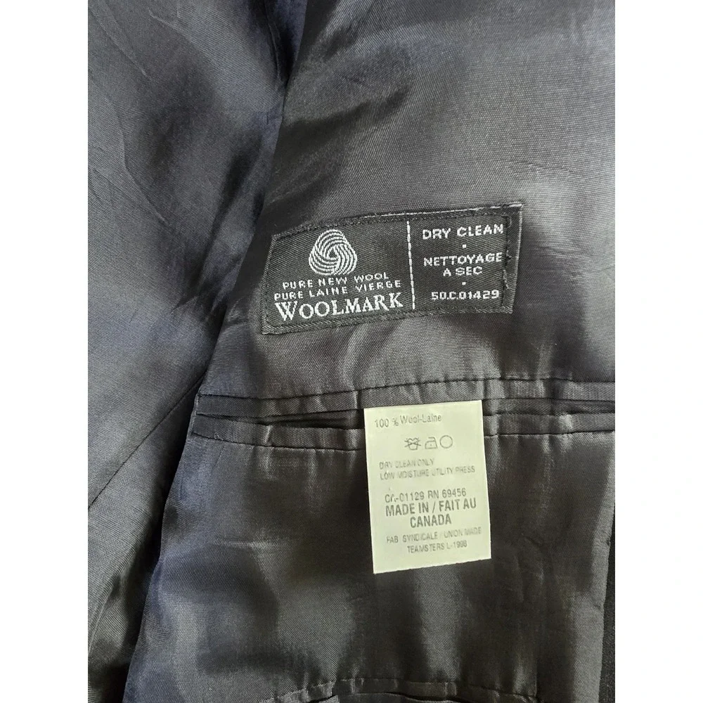 DKNY Mens Suit Jacket Pinstripe  36R